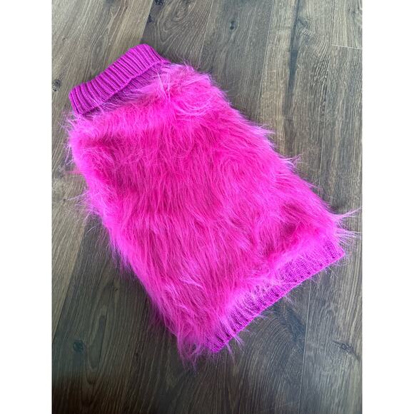 Fab Dog Pink Dog Jacket Medium New Faux Fur Medium - Picture 1 of 2